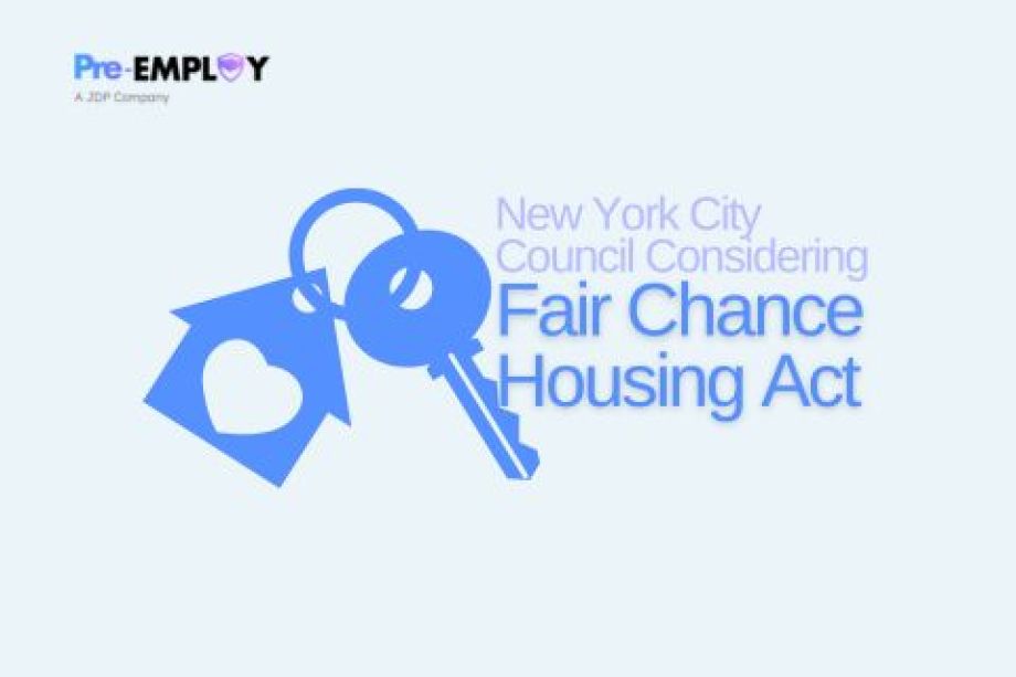 New York City Council Considering Fair Chance Housing Act