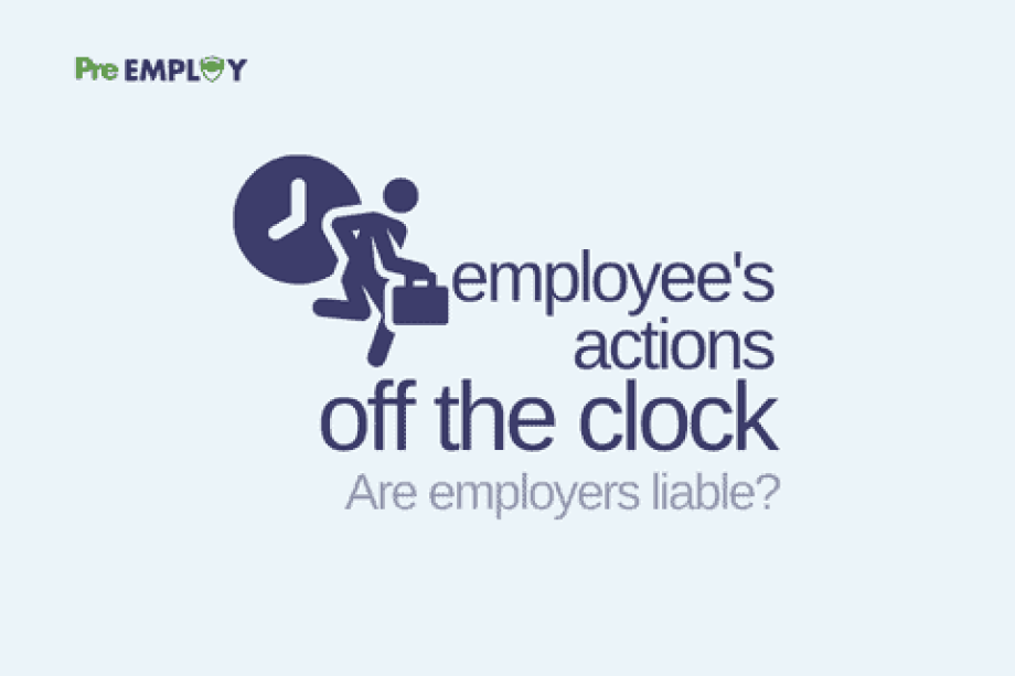 Can an Employer Be Held Responsible for What an Employee Does Off the Clock