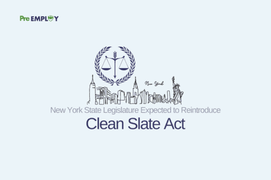 Criminal Record - New York State Legislature Expected to Reintroduce Clean Slate Act