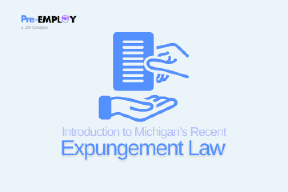 Introduction to Michigan’s Recent Expungement Law