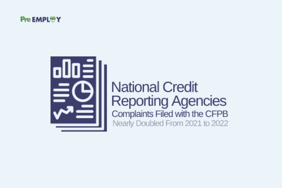Report Finds Complaints About National Credit Reporting Agencies Filed with the CFPB Nearly Doubled From 2021 to 2022