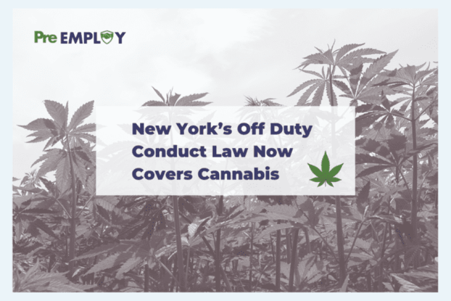 New York Off-Duty Conduct Law Is Amended to Include Marijuana Usage