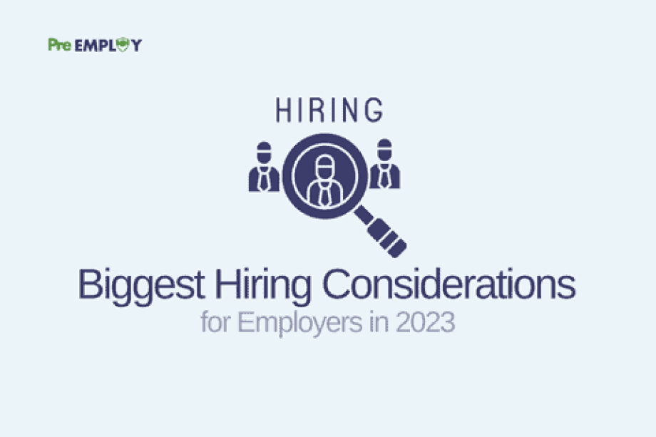 Biggest Hiring Considerations for Employers in 2023