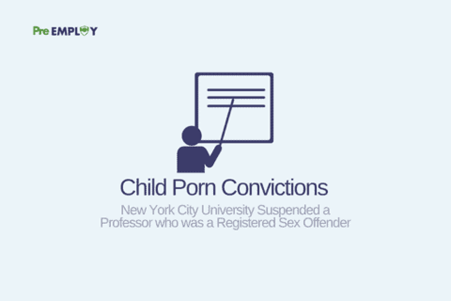 Sex Offender - New York City Professor Suspended After Discovery of Child Porn Convictions