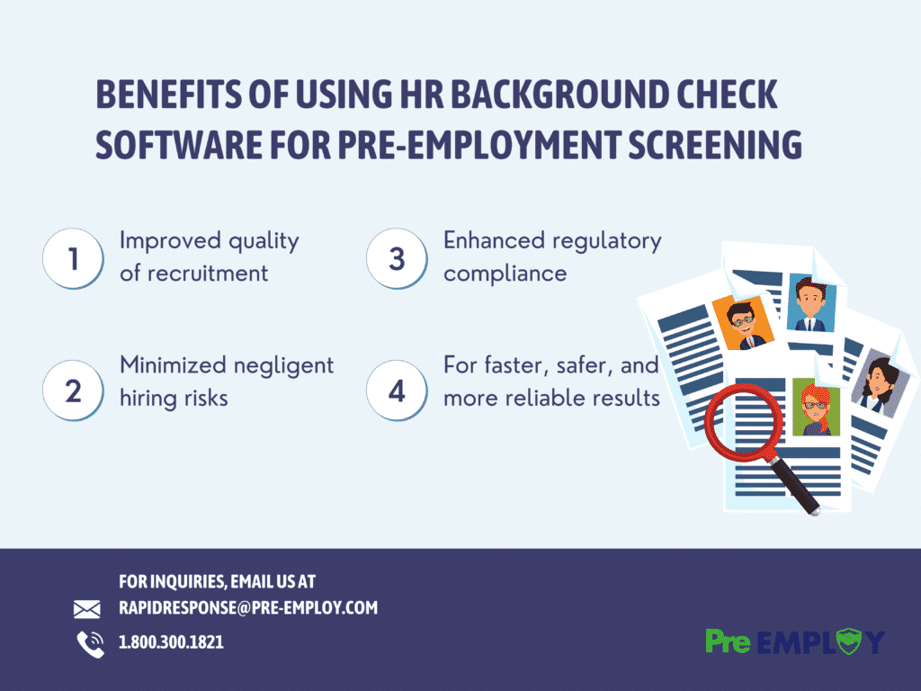 HR Background Check Software - Top 4 Benefits You Shouldn't Miss