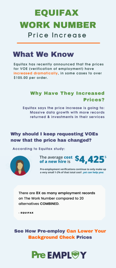 Equifax Work Number Price Increase 2